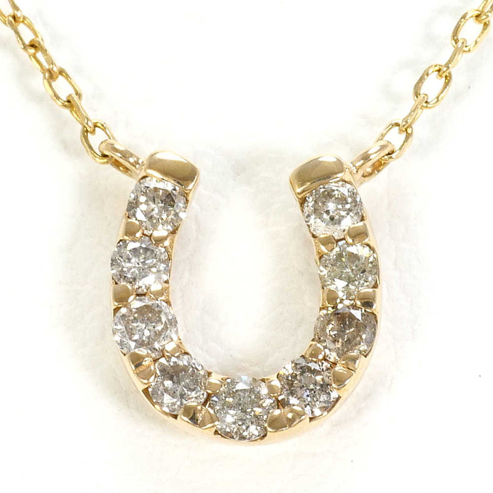 VINTAGE 10k Gold Diamond Necklace